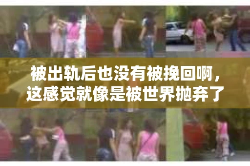 被出轨后也没有被挽回啊，这感觉就像是被世界抛弃了一样。我曾经也经历过这样的事情，那种心如刀割的痛，至今仍记忆犹新。今天，我想和大家聊聊这个话题，希望能给那些正在经历或者曾经经历过类似痛苦的人一些安慰和帮助。