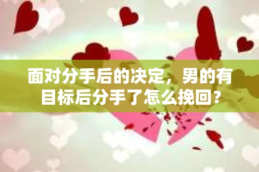 面对分手后的决定,男的有目标后分手了怎么挽回? 面对分手后的决定,男的有目标后分手了怎么挽回?