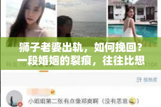 狮子老婆出轨，如何挽回？一段婚姻的裂痕，往往比想象中更难以修复。但面对这样的困境，我们仍可以尝试寻找解决问题的方法。以下，我将结合实际情况，分享一些关于如何挽回狮子老婆出轨的心得。