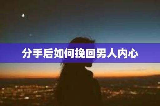 分手后如何挽回男人内心