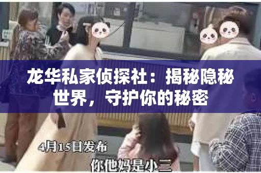 龙华私家侦探社：揭秘隐秘世界，守护你的秘密
