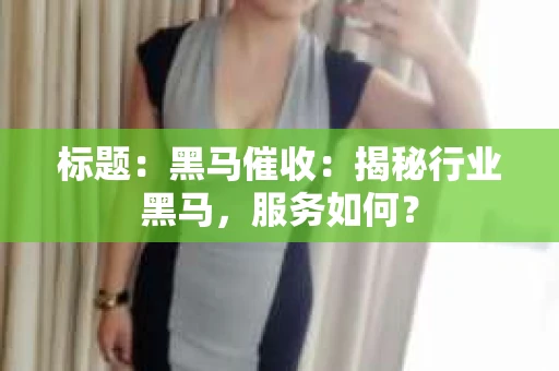 标题：黑马催收：揭秘行业黑马，服务如何？