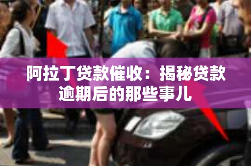 阿拉丁贷款催收：揭秘贷款逾期后的那些事儿