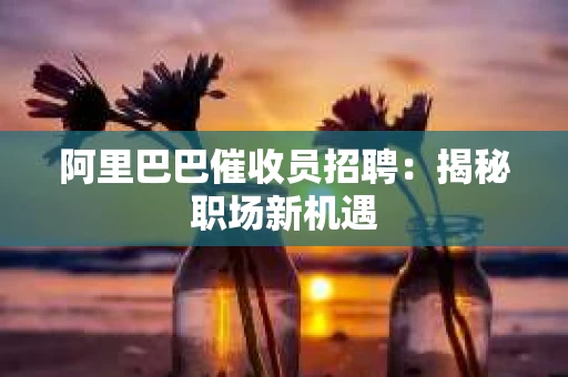 阿里巴巴催收员招聘:揭秘职场新机遇 阿里巴巴催收员招聘:揭秘职场新机遇