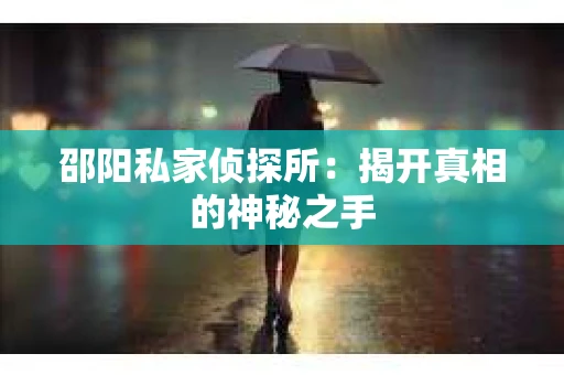 邵阳私家侦探所：揭开真相的神秘之手
