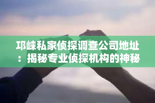 邛崃私家侦探调查公司地址：揭秘专业侦探机构的神秘面纱
