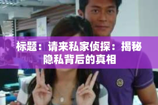 标题：请来私家侦探：揭秘隐私背后的真相
