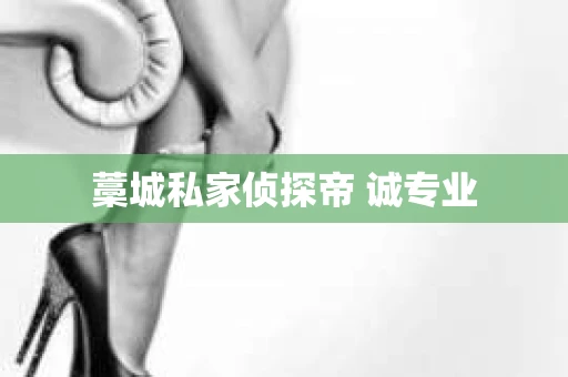藁城私家侦探帝 诚专业