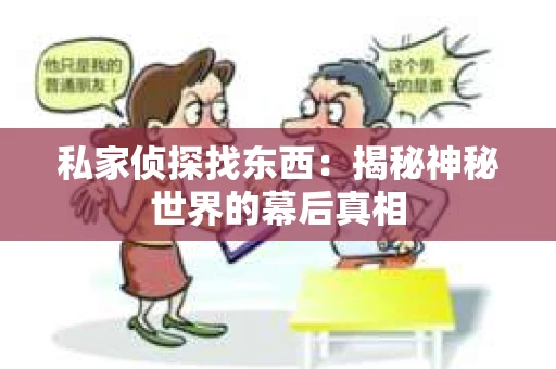 私家侦探找东西：揭秘神秘世界的幕后真相
