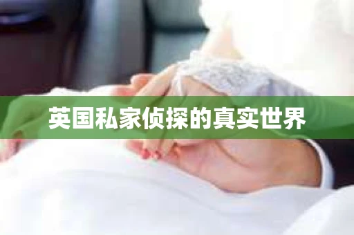 英国私家侦探的真实世界 英国私家侦探的真实世界