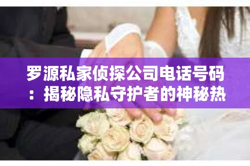罗源私家侦探公司电话号码：揭秘隐私守护者的神秘热线