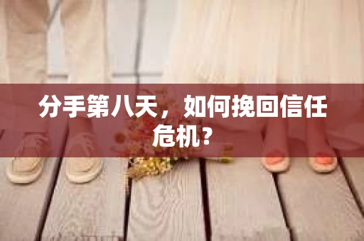 分手第八天，如何挽回信任危机？