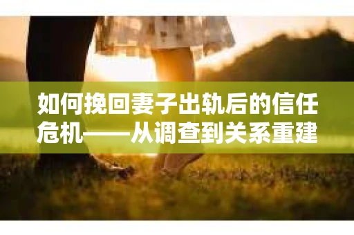 如何挽回妻子出轨后的信任危机——从调查到关系重建的全方位指南