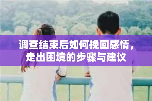 调查结束后如何挽回感情，走出困境的步骤与建议