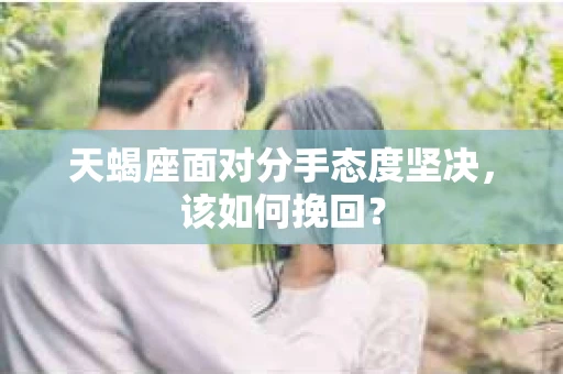 天蝎座面对分手态度坚决，该如何挽回？